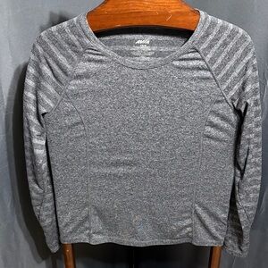 Avia Heather Gray Long Sleeve Women's Top